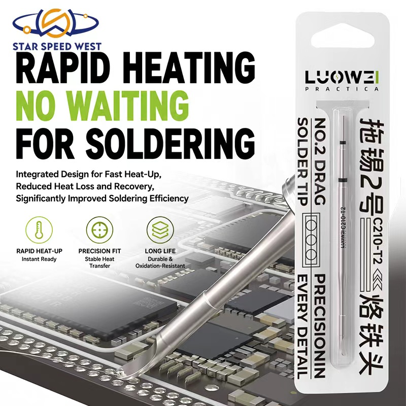 Phone Accessories And Repairs - LUOWEI C210-T2 Pointe de soudure incurvée