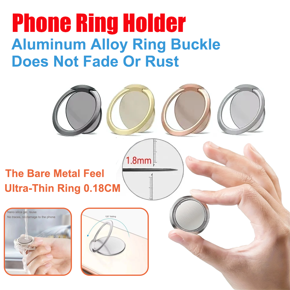 Phone Accessories And Gadgets - Support de support d'anneau en métal