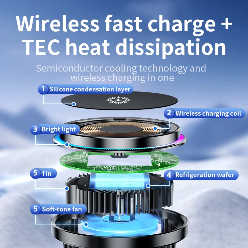 Station de charge rapide magné - Phone Cooling Fan avis et prix