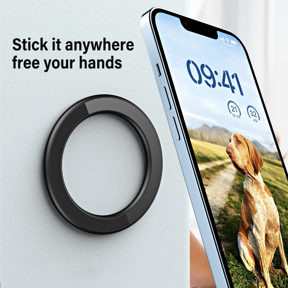 Support magnétique adhésif pou - Phone Accessories Ring avis et prix