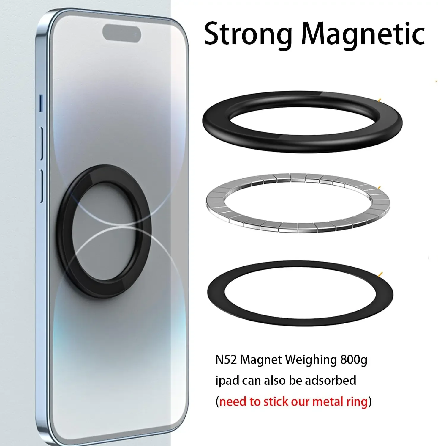 Support magnétique adhésif pou - Phone Accessories Ring avis et prix