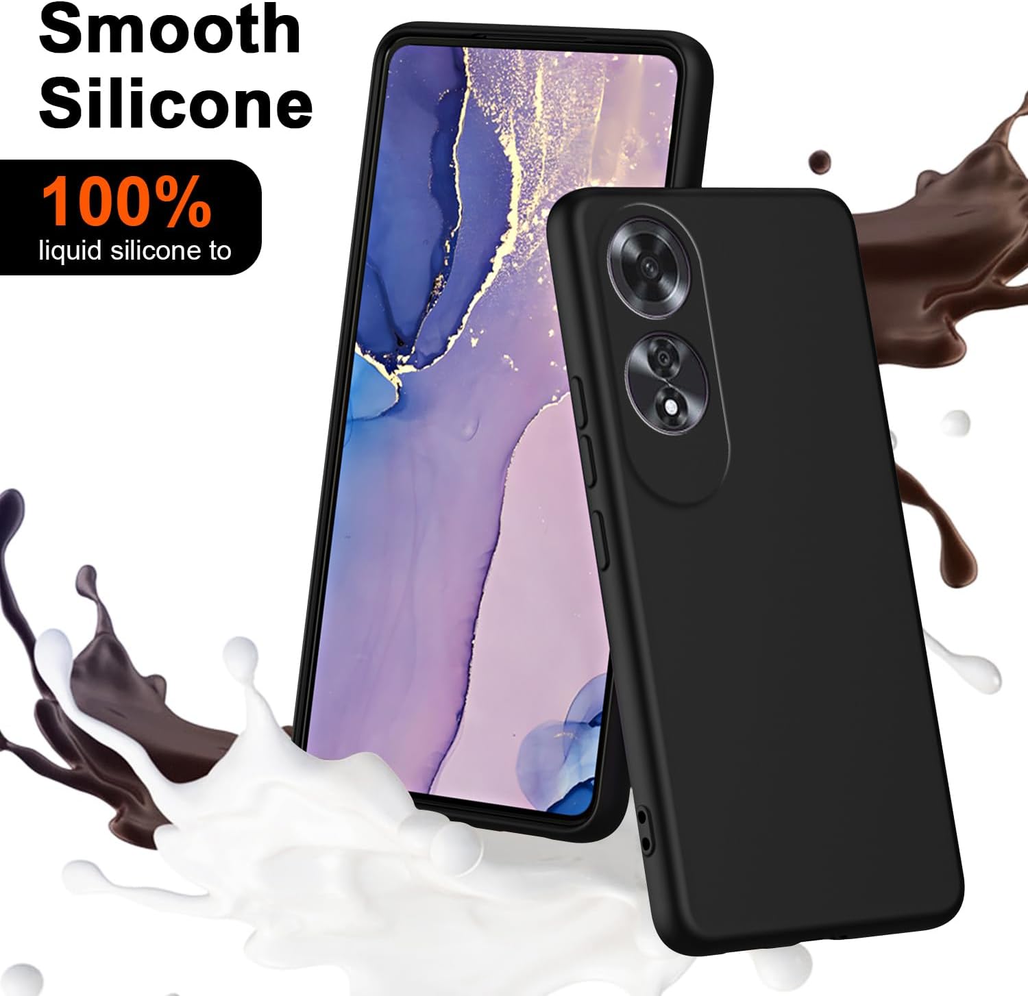 Coque souple en Silicone liqui - Oppo A78 avis et prix