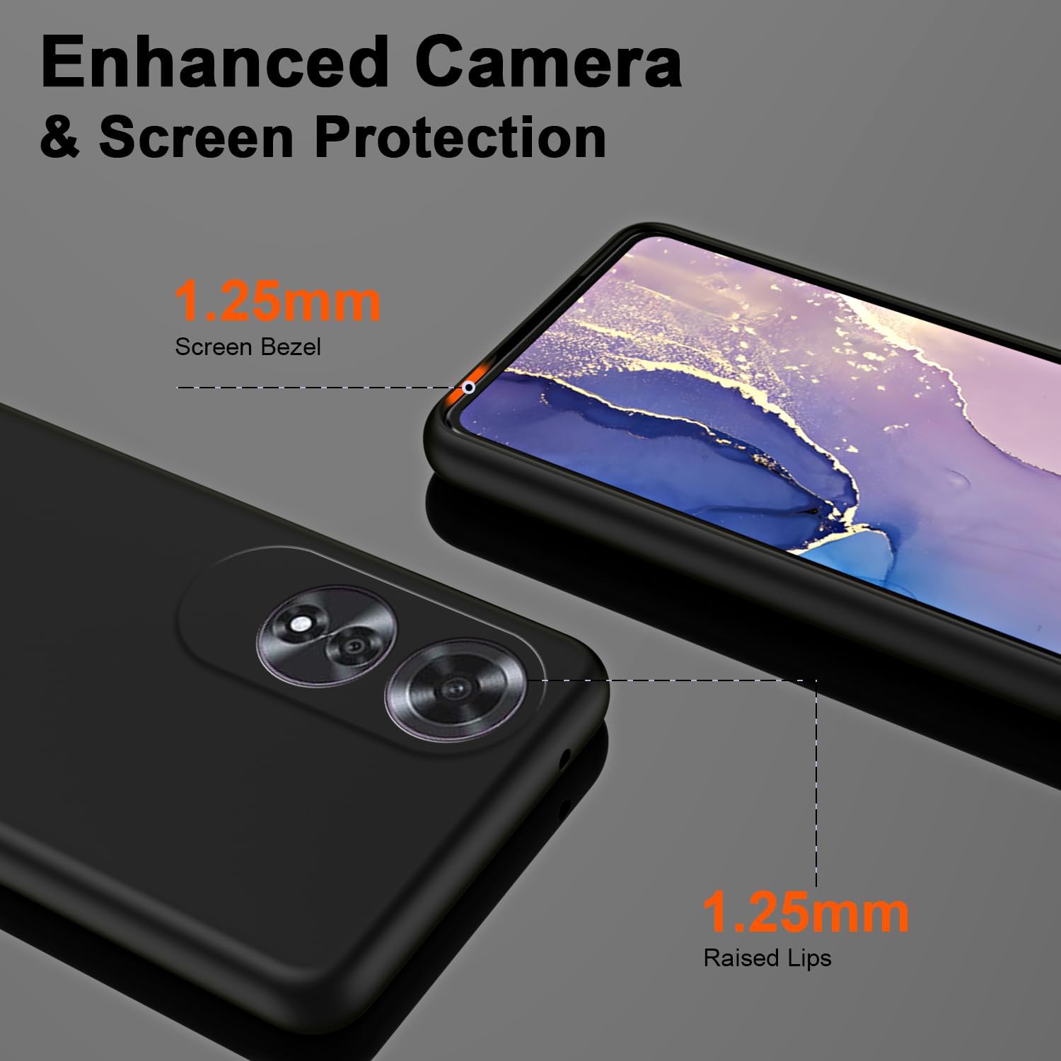Coque souple en Silicone liqui - Oppo A78 avis et prix