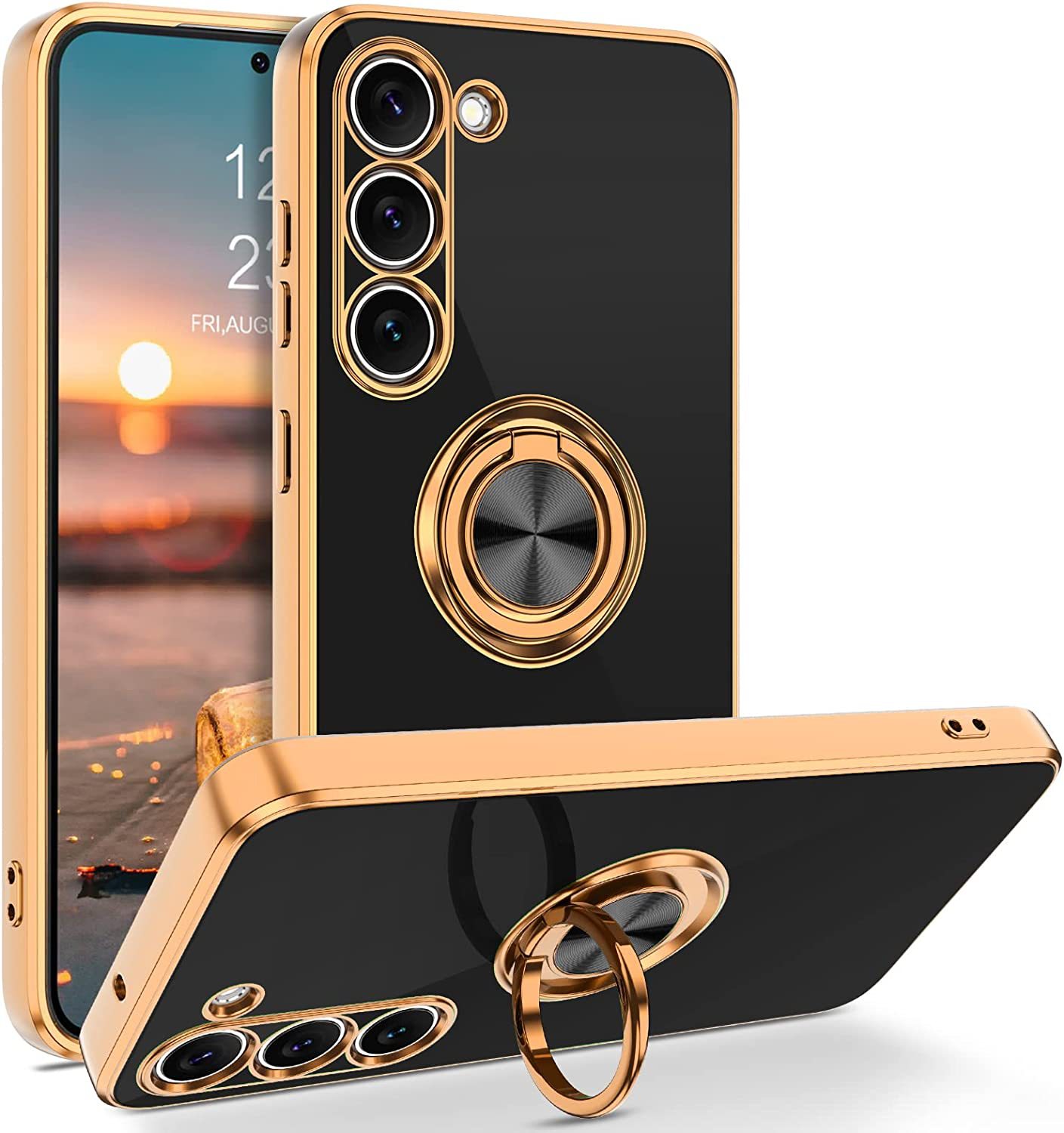 Placage de luxe magnétique 360 - Phone Accessories Ring avis et prix