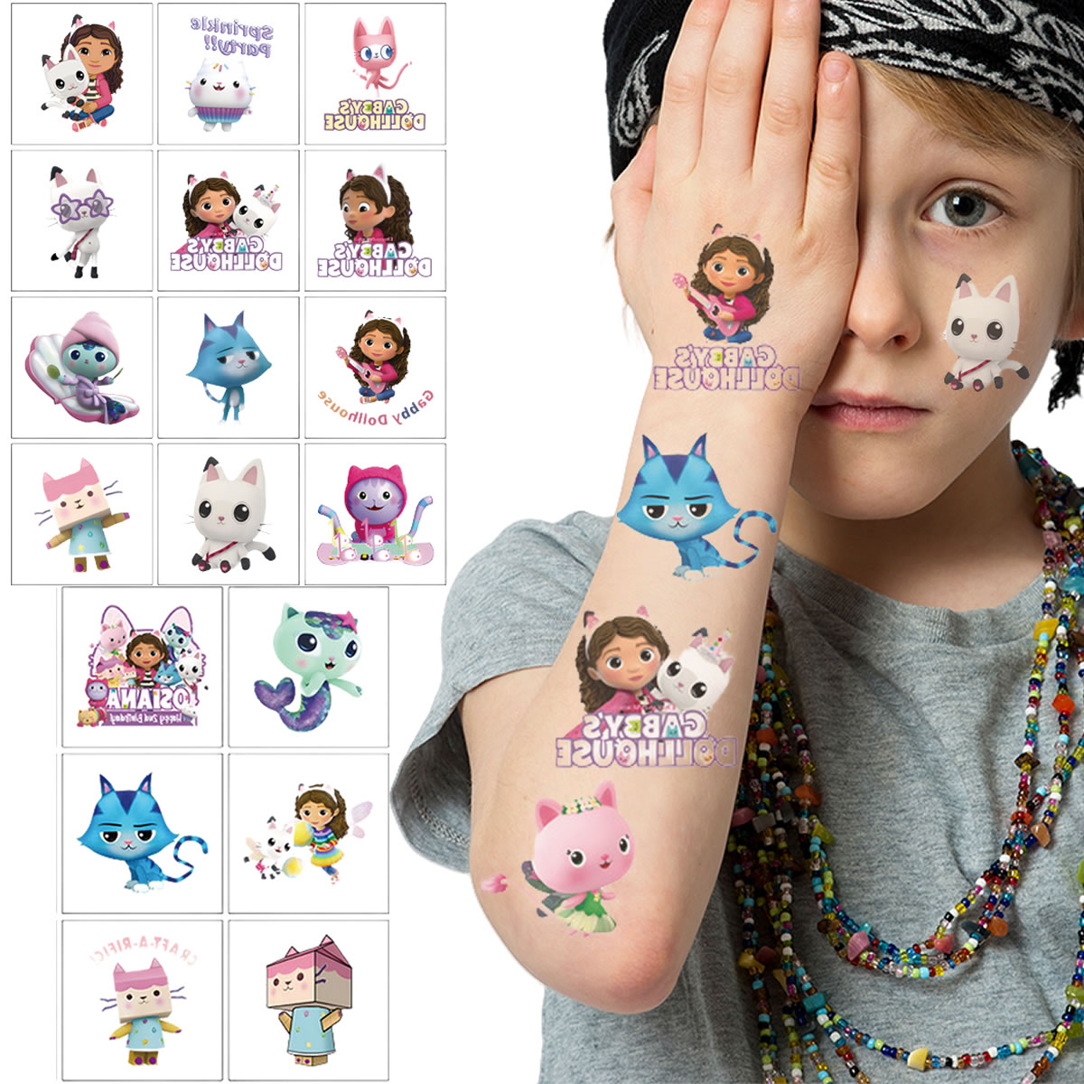 Lot de 20 autocollants tatouag - Phone Accessories For 11 Year Old Girl avis et prix